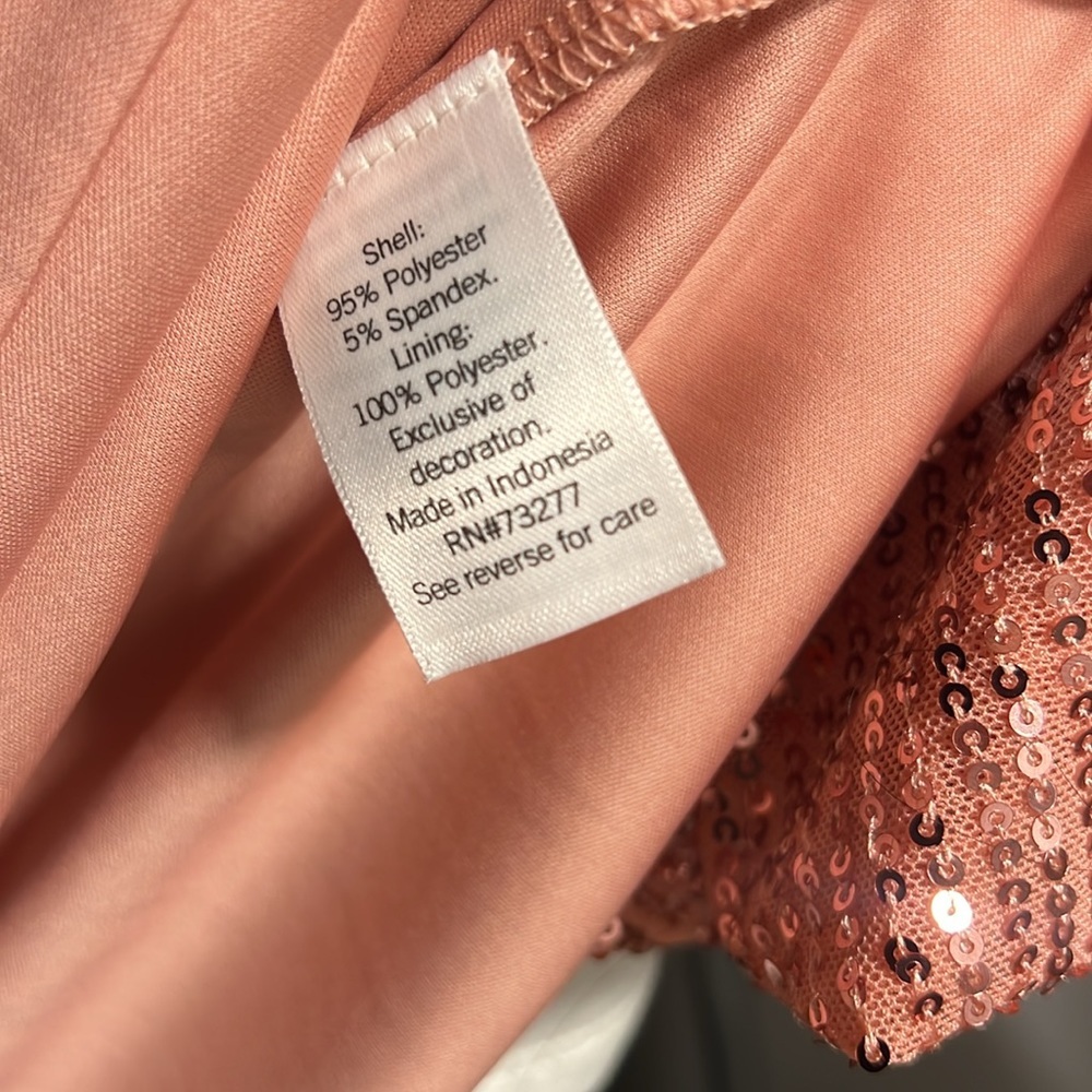 NWT Lauren Conrad Sequin lined OOS dress size M - Picture 10 of 10